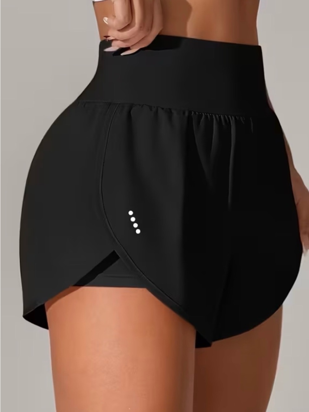 NWOT TWO PAIR High-Waist Athletic Shorts
